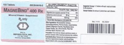Magnebind 400 Rx Label (Magnebind 400 Rx Label)